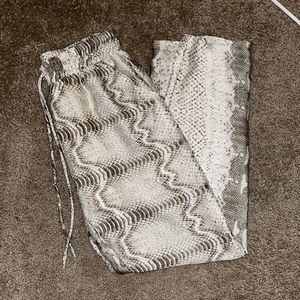 NWT Snake Print Jogger